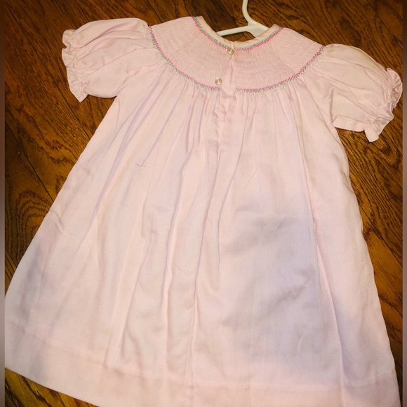 Baby girl pink smock dress in size 6m - Picture 3 of 3